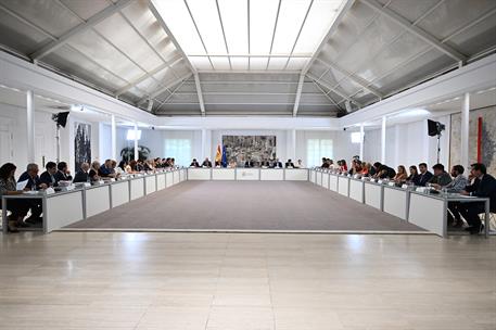 17/06/2026. Pedro Sánchez preside la Comisión Interministerial para la preparación y organización del Mundial de Fútbol de 2030. El presiden...
