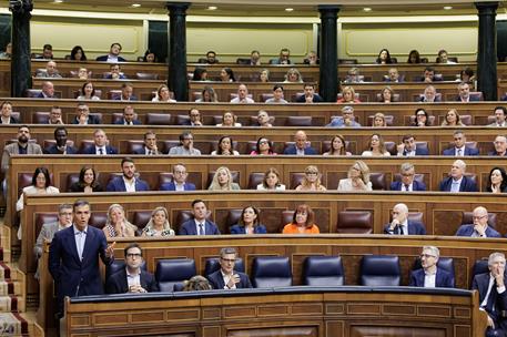 17/06/2026. Pedro Sánchez asiste a la sesión de control al Gobierno. El presidente del Gobierno, Pedro Sánchez, interviene en la sesión de control.