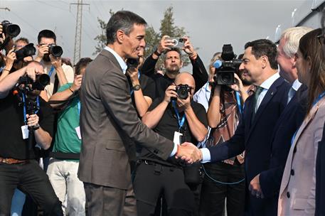 17/09/2026. Pedro Sánchez preside la presentación del proyecto del Valle Andaluz del Hidrógeno Verde. El presidente del Gobierno, Pedro Sánc...