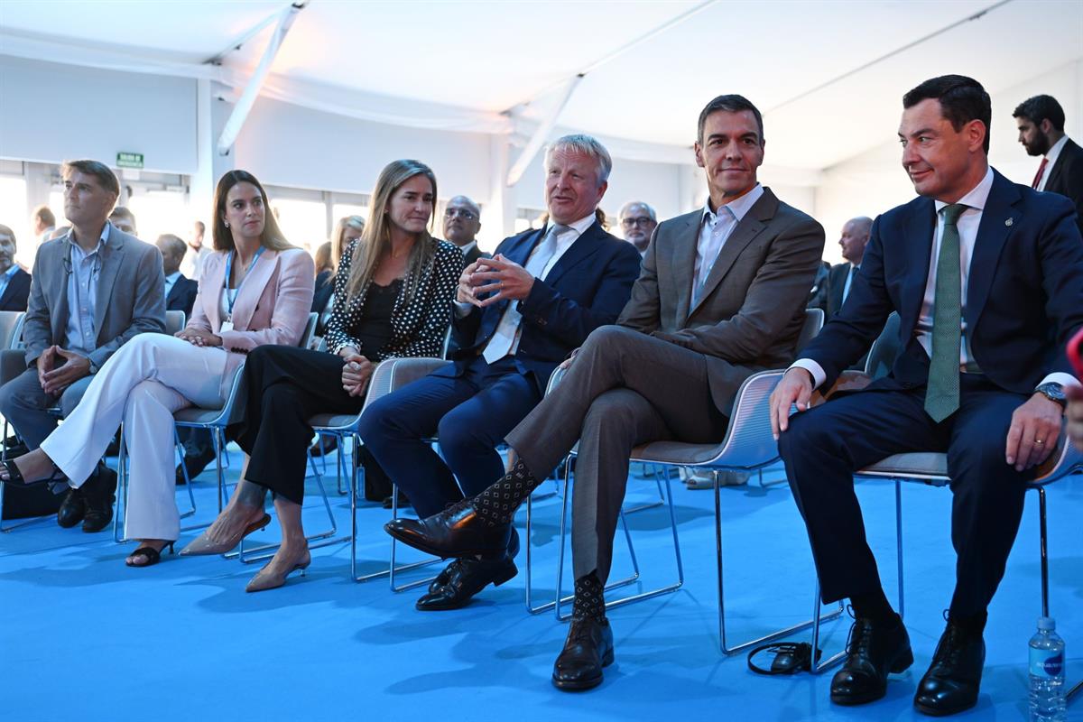 17/09/2026. Pedro Sánchez preside la presentación del proyecto del Valle Andaluz del Hidrógeno Verde