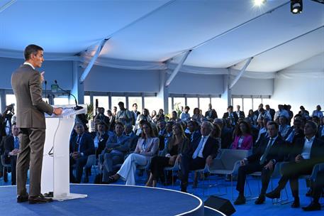 17/09/2026. Pedro Sánchez preside la presentación del proyecto del Valle Andaluz del Hidrógeno Verde. El presidente del Gobierno, Pedro Sánc...
