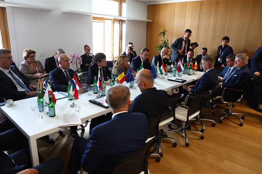 18/06/2026. Pedro Sánchez meets with the 'Friends of Cohesion' group of countries. The President of the Government of Spain, Pedro Sánchez, ...