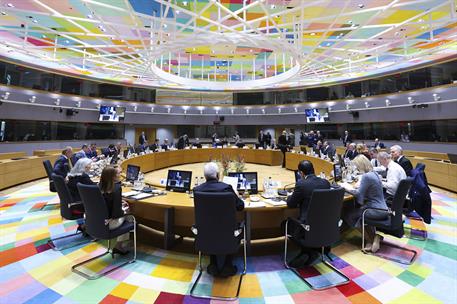 19/03/2026. European Council meeting. European leaders during one of the Council's working sessions