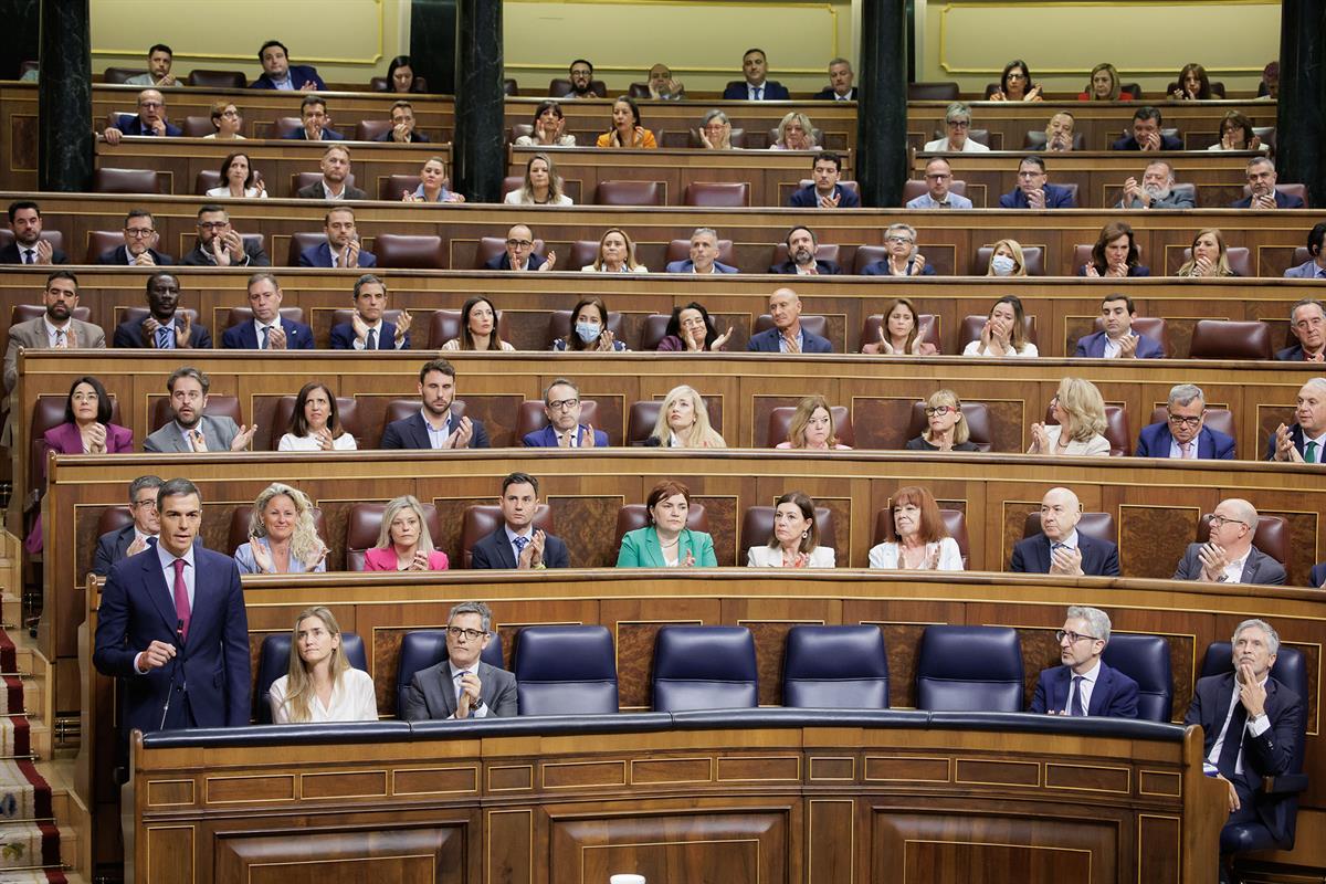 20/05/2026. Pedro Sánchez asiste a la sesión de control al Gobierno. El presidente del Gobierno, Pedro Sánchez, participa en la sesión de Co...
