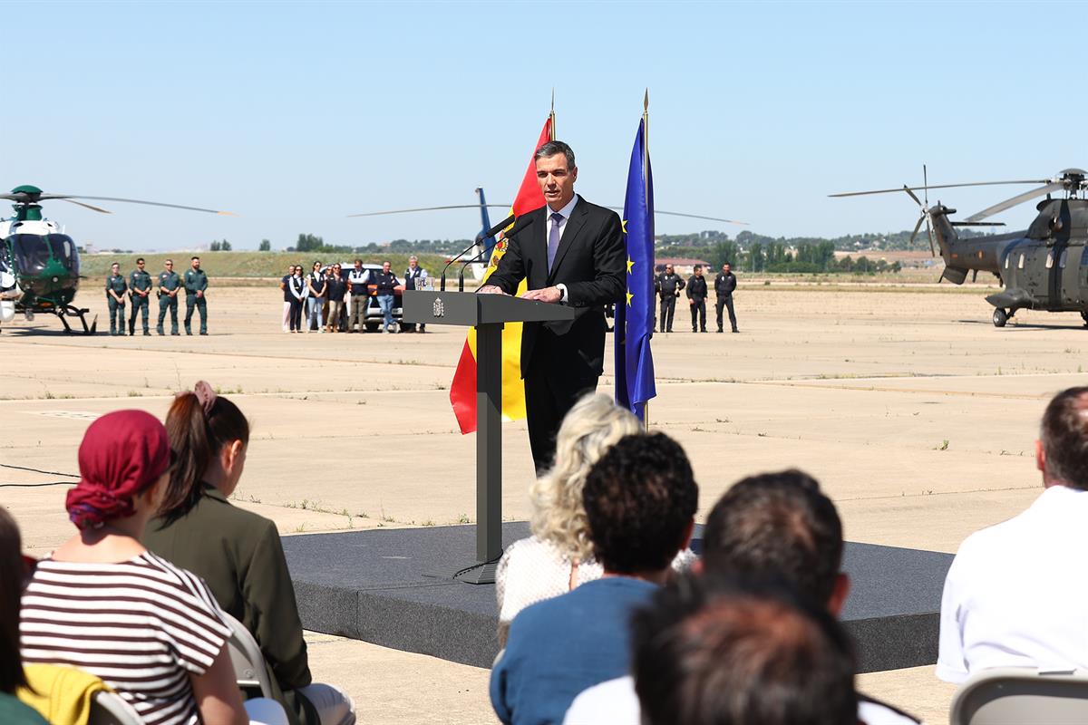 21/05/2026. Pedro Sánchez presents the 2026 campaign to fight forest fires