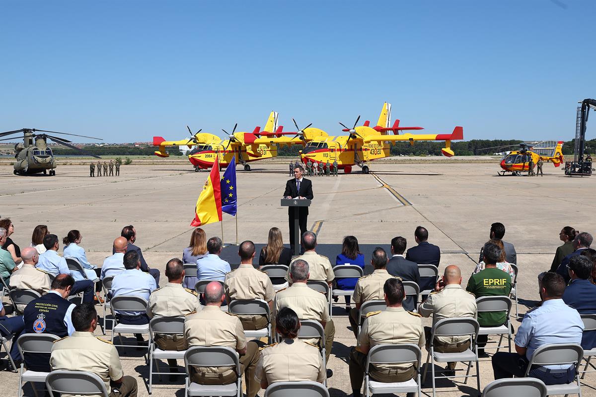 21/05/2026. Pedro Sánchez presents the 2026 campaign to fight forest fires
