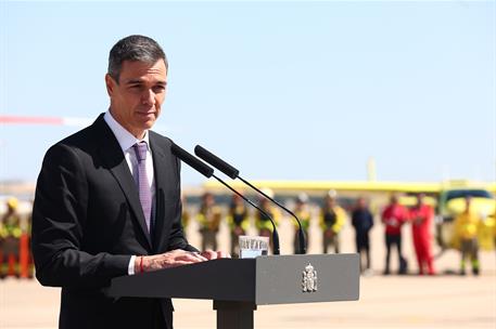 21/05/2026. Pedro Sánchez presents the 2026 campaign to fight forest fires. The President of the Government of Spain, Pedro Sánchez, during ...
