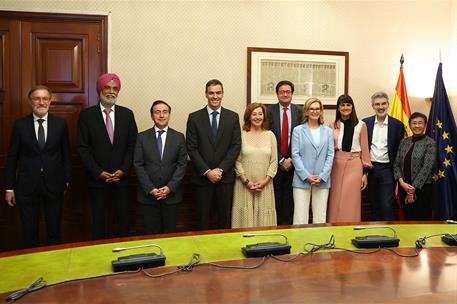 22/04/2026. Pedro Sánchez inaugura la primera reunión del Panel de Expertos en IA de Naciones Unidas. El presidente del Gobierno, Pedro Sánc...