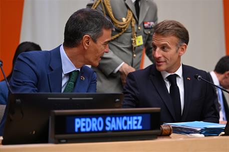 22/09/2026. Pedro Sánchez, interviene en el Diálogo de Alto Nivel sobre inteligencia artificial. El presidente del Gobierno, Pedro Sánchez, ...