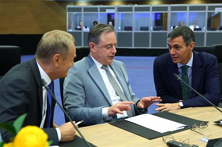 24/04/2026. Pedro Sánchez asiste a la Reunión informal de líderes de la Unión Europea en Chipre. El presidente del Gobierno, Pedro Sánchez, ...