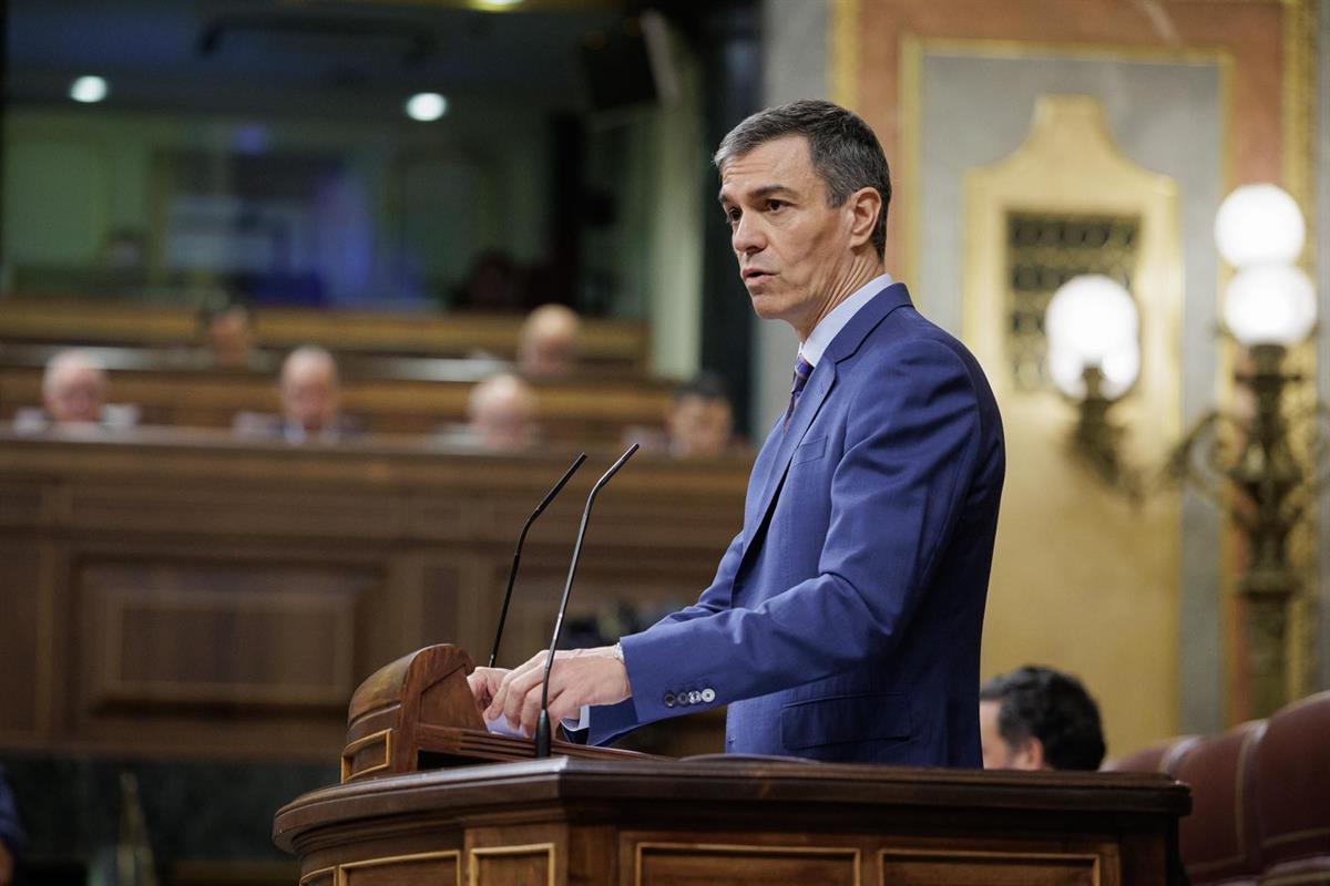 25/03/2026. Comparecencia de Pedro Sánchez en el Congreso de los Diputados. El jefe del Ejecutivo, Pedro Sánchez, comparece en el Congreso.
