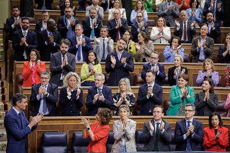25/03/2026. Comparecencia de Pedro Sánchez en el Congreso de los Diputado. El jefe del Ejecutivo, Pedro Sánchez, tras su comparecencia en el Congreso.