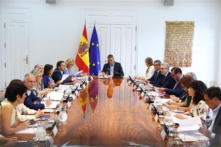 25/08/2026. Pedro Sánchez preside la reunión del Consejo de Seguridad Nacional. El presidente del Gobierno, Pedro Sánchez, preside la reunió...