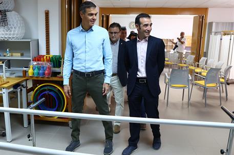 25/09/2026. Pedro Sánchez visits the Noblejas Industrial project. The President of the Government of Spain, Pedro Sánchez, during his visit ...