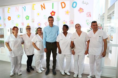 25/09/2026. Pedro Sánchez visits the Noblejas Industrial project. The President of the Government of Spain, Pedro Sánchez, with staff from t...