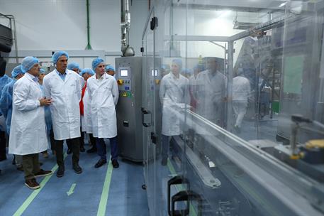 25/09/2026. Pedro Sánchez visits the Noblejas Industrial project. The President of the Government of Spain, Pedro Sánchez, visits the Monbak...