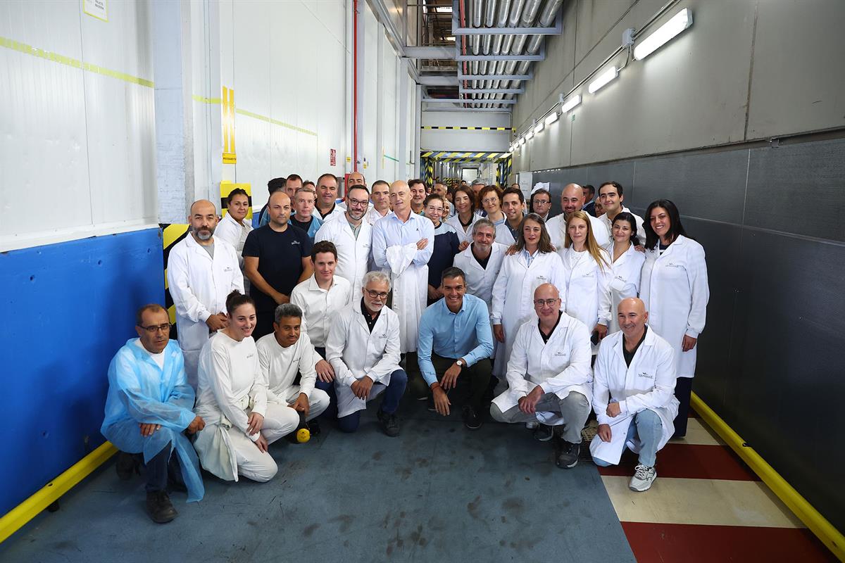 25/09/2026. Pedro Sánchez visits the Noblejas Industrial project. The President of the Government of Spain, Pedro Sánchez, during his tour o...
