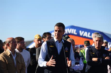 28/10/2026. El presidente del Gobierno visita el lugar del accidente ferroviario de Urda (Toledo). El presidente del Gobierno, Pedro Sánchez...