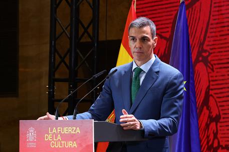 29/05/2026. Pedro Sánchez presenta el Plan Nacional de Acción Cultural en el Exterior 2026-2028. El presidente del Gobierno, Pedro Sánchez, ...