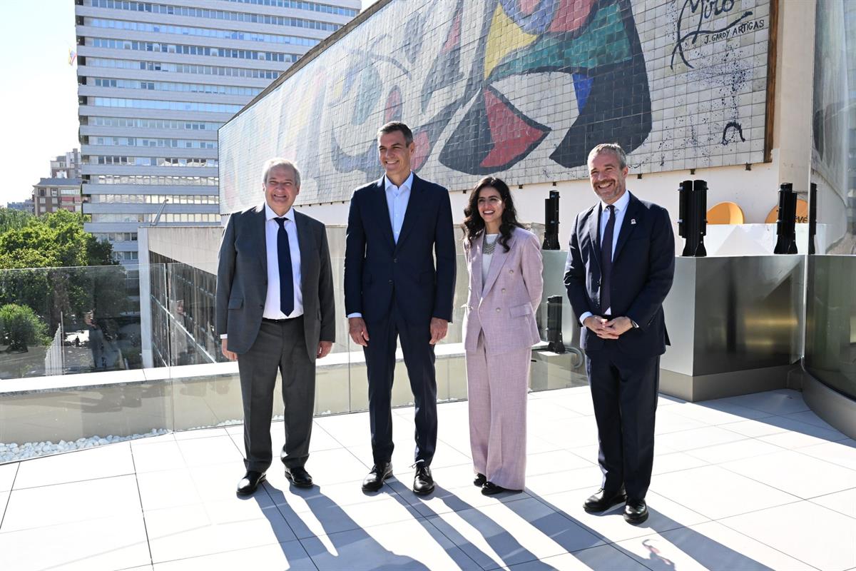 29/06/2026. Pedro Sánchez inaugurates the new UN Tourism headquarters. The President of the Government of Spain, Pedro Sánchez, together wit...