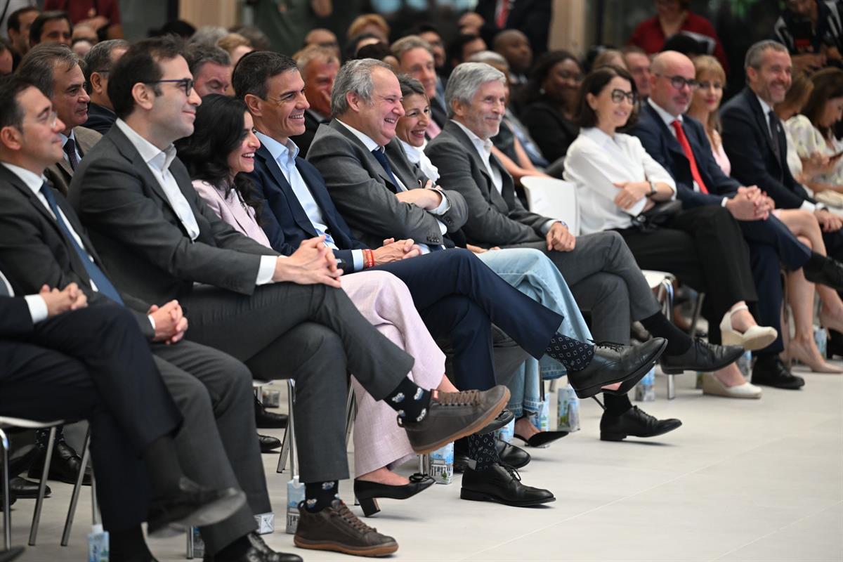29/06/2026. Pedro Sánchez inaugurates the new UN Tourism headquarters. The President of the Government of Spain, Pedro Sánchez, together wit...