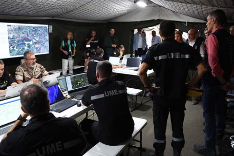 29/07/2026. Pedro Sánchez visita las zonas afectadas por el incendio en la Comunidad de Madrid. El presidente del Gobierno, Pedro Sánchez, c...