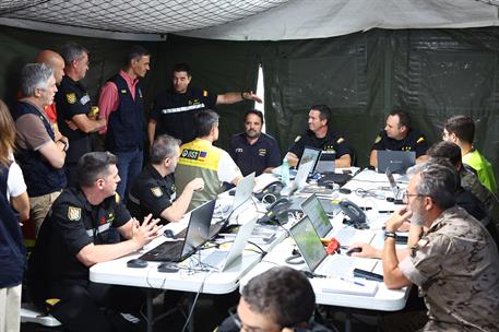 29/07/2026. Pedro Sánchez visita las zonas afectadas por el incendio en la Comunidad de Madrid. El presidente del Gobierno, Pedro Sánchez, c...
