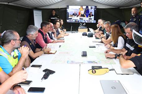 29/07/2026. Pedro Sánchez visita las zonas afectadas por el incendio en la Comunidad de Madrid. El presidente del Gobierno, Pedro Sánchez, j...