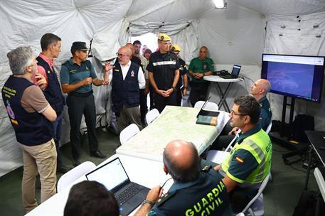 29/07/2026. Pedro Sánchez visita las zonas afectadas por el incendio en la Comunidad de Madrid. El presidente del Gobierno, Pedro Sánchez, j...