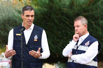 29/10/2026. El presidente del Gobierno comparece ante los medios tras la reunión del CECOPI en Toledo. El jefe del Ejecutivo, Pedro Sánchez,...