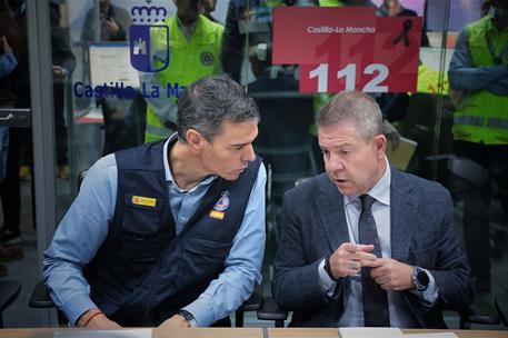 30/10/2026. Pedro Sánchez participa en la reunión del Centro de Coordinación Operativa Integrado (CECOPI). El presidente del Gobierno, Pedro...