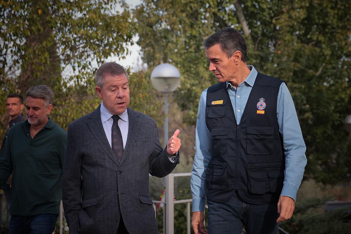30/10/2026. Pedro Sánchez participa en la reunión del Centro de Coordinación Operativa Integrado (CECOPI). El presidente del Gobierno, Pedro...
