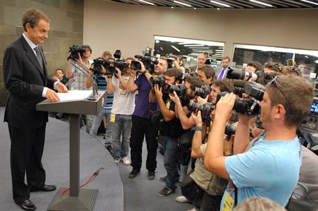 29/07/2011. Consejo de Ministros: presidente José Luis Rodríguez Zapatero. El presidente del Gobierno, José Luis Rodríguez Zapatero, en un m...