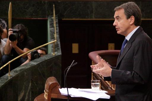 29/06/2011. Imágenes del presidente durante el Debate sobre el estado de la Nación. El presidente del Gobierno, José Luis Rodríguez Zapatero...