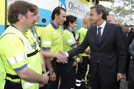 13/05/2011. El presidente visita las zonas afectadas por el terremoto de Lorca. El presidente del Gobierno, José Luis Rodríguez Zapatero, du...