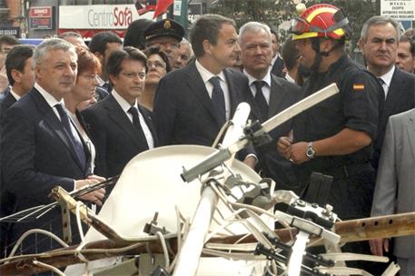 13/05/2011. El presidente visita las zonas afectadas por el terremoto de Lorca. El presidente del Gobierno, José Luis Rodríguez Zapatero, du...