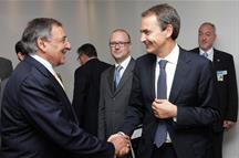 José Luis Rodríguez Zapatero en Bruselas