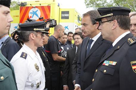 13/05/2011. El presidente visita las zonas afectadas por el terremoto de Lorca. El presidente del Gobierno, José Luis Rodríguez Zapatero, du...