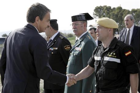 13/05/2011. El presidente visita las zonas afectadas por el terremoto de Lorca. El presidente del Gobierno, José Luis Rodríguez Zapatero, du...