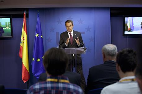 21/07/2011. El presidente asiste a la reunión de los jefes de Estado y Gobierno de la zona euro. El presidente del Gobierno, José Luis Rodrí...