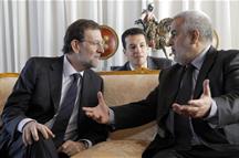 Mariano Rajoy y el presidente del Gobierno de Marruecos