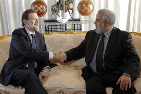 18/01/2012. Viaje del presidente del Gobierno a Marruecos. El presidente del Gobierno, Mariano Rajoy, se reúne con el presidente del Gobiern...