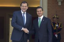 Rajoy recibe a Peña Nieto