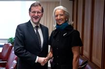Rajoy y Lagarde Rajoy y Lagarde