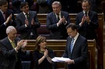 Rajoy asiste al debate sobre el estado de la naci&oacute;n