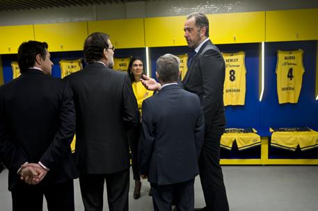 15/03/2014. Rajoy inaugura el polideportivo "Gran Canaria Arena". El presidente del Gobierno, Mariano Rajoy , acompañado por el ministro de ...