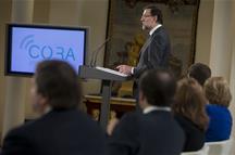 El presidente del Gobierno, Mariano Rajoy, clausura la Jornada sobre reforma de las Administraciones Públicas en Europa. El presidente del Gobierno, Mariano Rajoy, clausura la Jornada sobre reforma de las Administraciones Públicas en Europa.
