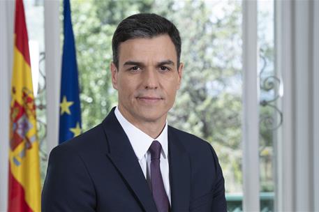 18/07/2018. Foto oficial 3: Pedro Sánchez, presidente del Gobierno