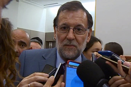 Mariano Rajoy responde a los medios de comunicación