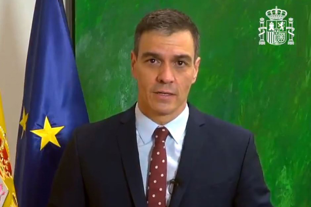 17/05/2021. Pedro Sánchez interviene de forma virtual en la reunión de alto nivel de apoyo a la transición política en Sudán